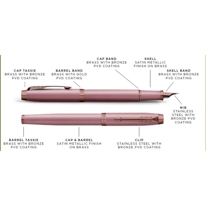 PARKER I.M. ROSY MAUVE BRT FPen F - Image 3