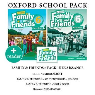 FAMILY AND FRIENDS 6 RENAISSANCE PACK (SB + WB + GLOSSARY+ READER) - 02641