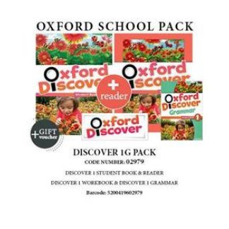OXFORD DISCOVER 1G PACK (SB + WB + GRAMMAR + WORDLIST + READER + GIFT VOUCHER) - 02979