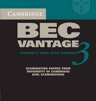 CAMBRIDGE BEC VANTAGE 3 SB W/A