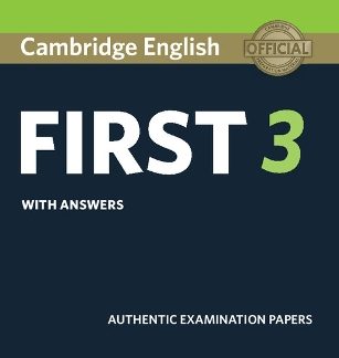 CAMBRIDGE ENGLISH FIRST 3 SB W/A