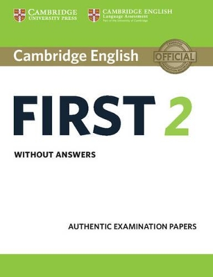 CAMBRIDGE ENGLISH FIRST 2 SB WO/A