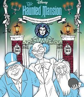 ART OF COLORING: THE HAUNTED MANSION    PB