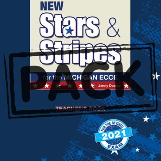 NEW STARS & STRIPES MICHIGAN ECCE 2021 EXAM TCHR'S (+ DIGIBOOK APP.)