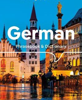 LONELY PLANET GERMAN PHRASEBOOK & DICTIONARY 8 LANGUAGE - END DATE 30/4/2030