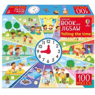 USBORNE BOOK AND JIGSAW TELLING THE TIME PB