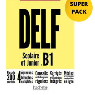 DELF SCOLAIRE & JUNIOR B1 SUPER PACK (+ LEXIQUE + CADEAU SURPRISE) NOUVEAU FORMAT 2021
