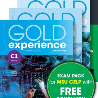 EXAM PACK MSU CELP: GOLD EXPERIENCE C1 SB WITH APP + WB + COMPANION + YORK PRACTICE TEST FOR MSU CELP